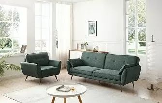 Комплект мягкой мебели Edinburgh, зеленый