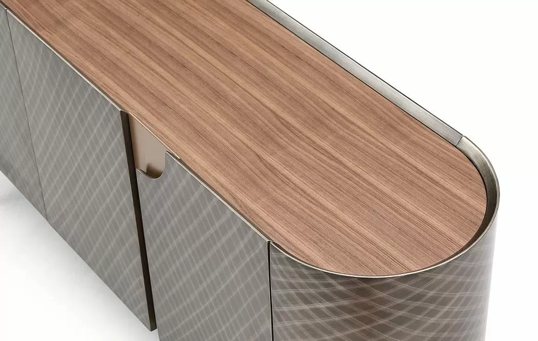 Буфет Emily, орех/бронза - фото 4