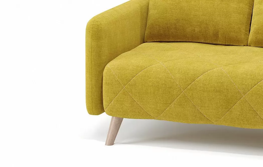 Диван-кровать Cardiff, горчичный - фото 6