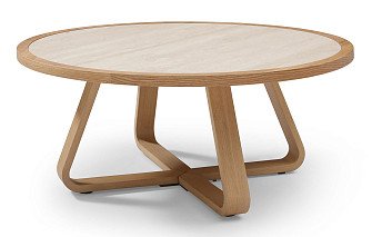 Стол журнальный Malta (90), керамика/ясень