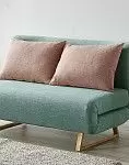 Диван-кровать Rosy-2 2-х местный, мята/коралловый