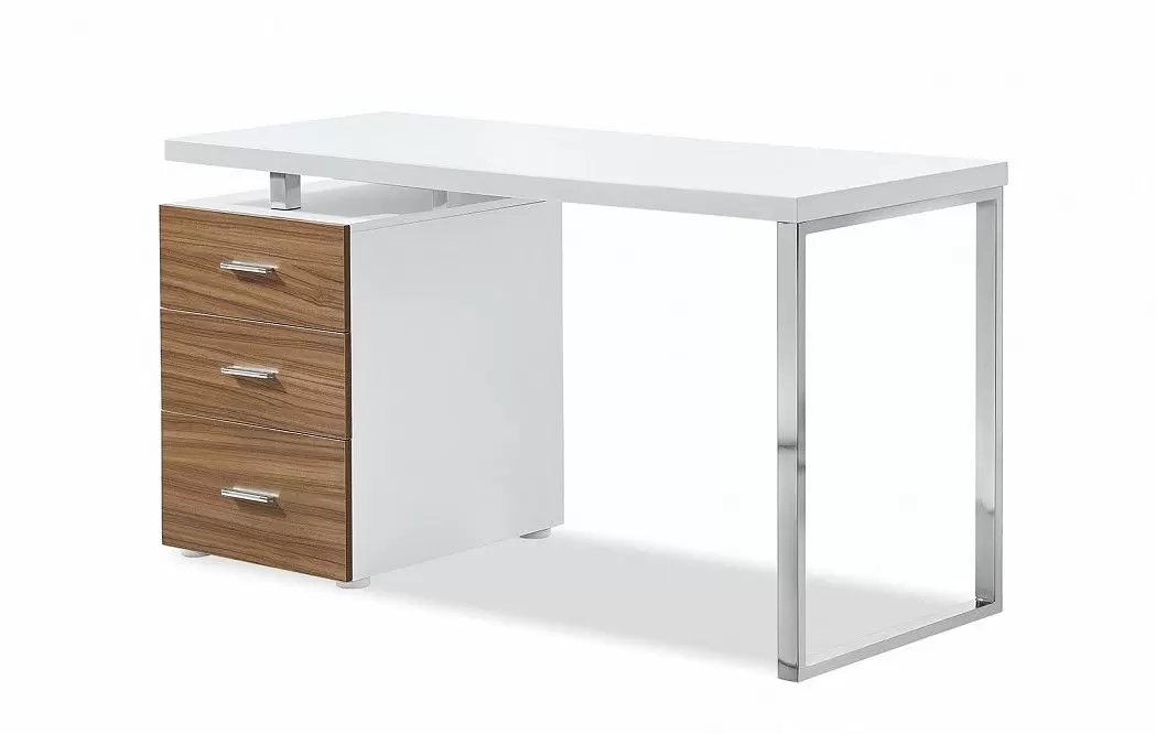 Стол письменный Endeavor, белый/дерево - фото 3