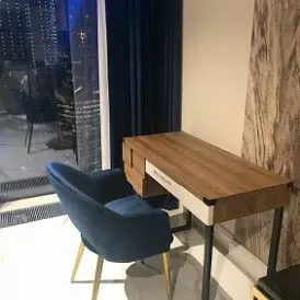 Стол письменный Brooklyn, орех/черный