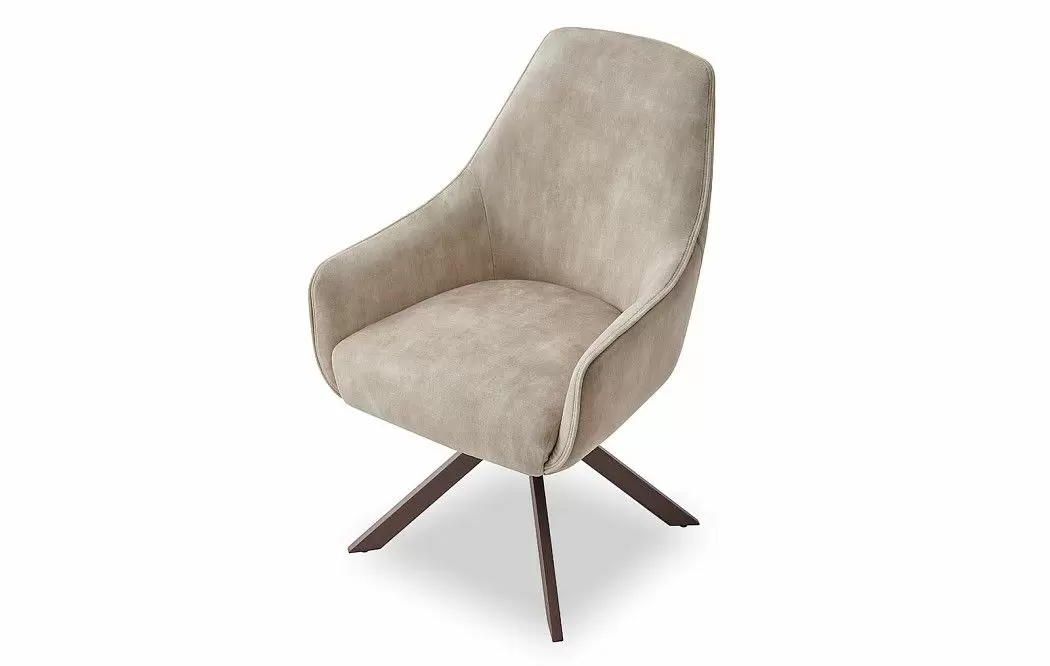 Стол Richard + 4 темно-бежевых стула Emma - фото 21