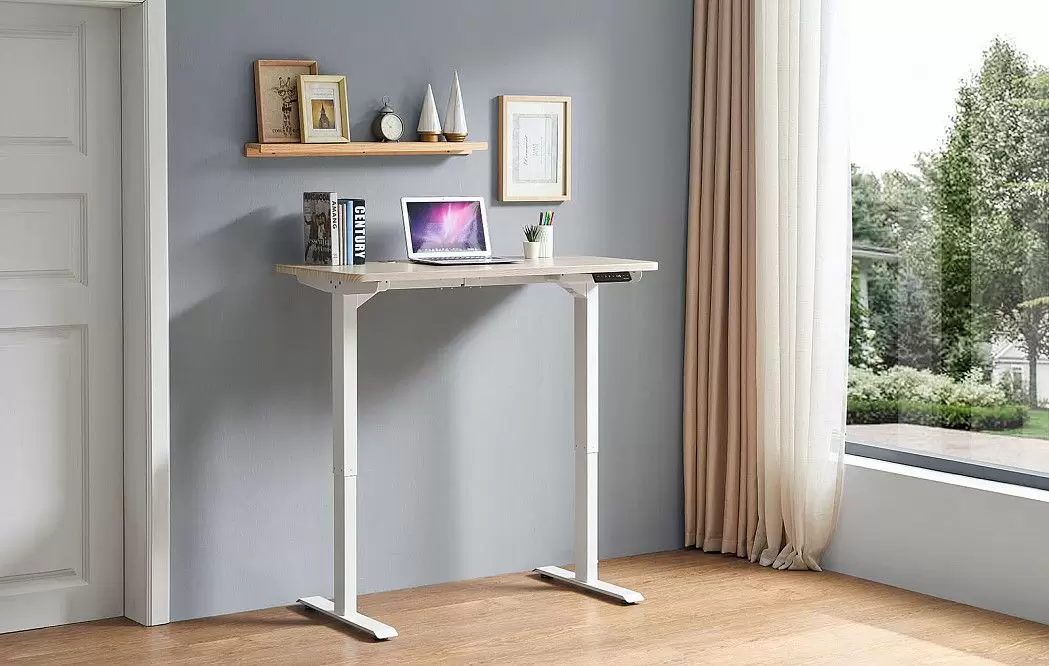 Стол Vancouver (120) беленый дуб, регулируемая высота, электропривод - фото 2