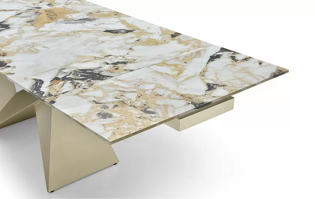 Стол раскладной Portofino Champagne 160-240, керамика/шампань - фото 8