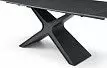 Стол раскладной Charlotta 160-240, черная керамика