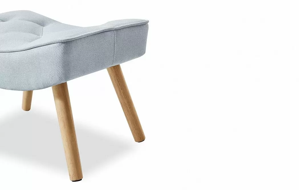 Оттоманка Hygge, голубой/натуральный - фото 7