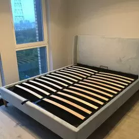 Кровать Carrera 160x200 (с подъемным механизмом), голубой