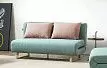 Диван-кровать Rosy 3-х местный, мята/коралловый