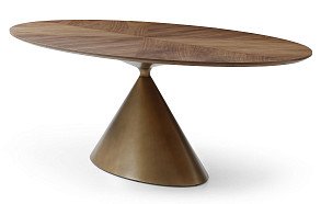 Стол Julianna 240, орех/бронза