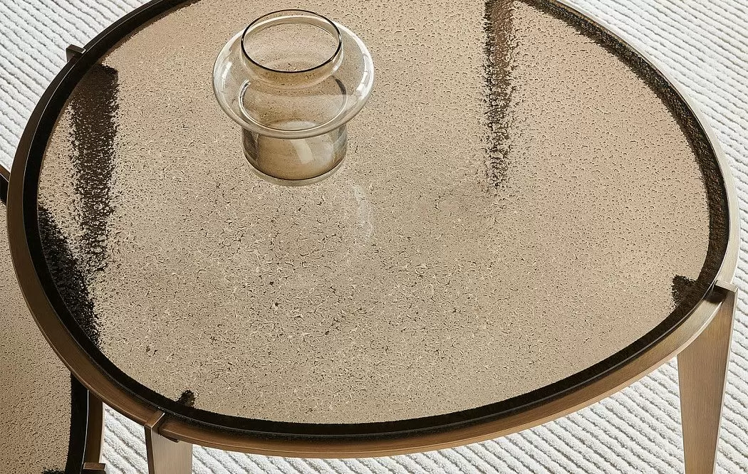 Стол журнальный Joy (85), коричневое стекло - фото 3