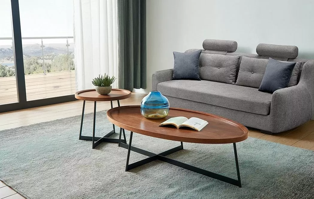 Стол журнальный Betsy (120), орех - фото 2