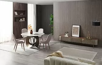 Стол Teodor + 4 стула Franco