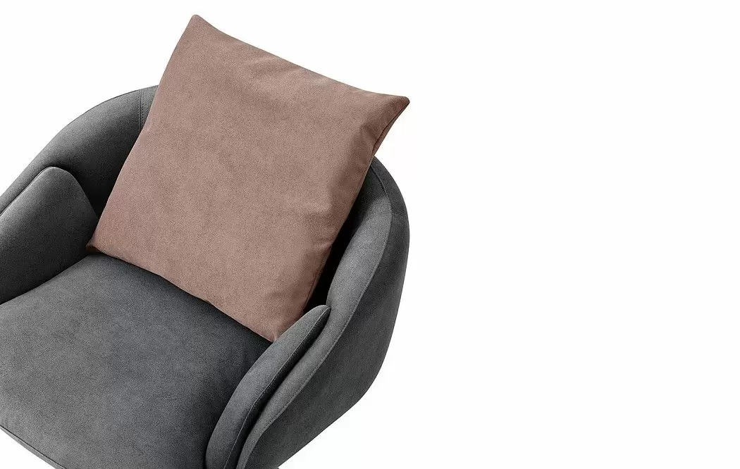 Кресло Leonor, графит/сливовый - фото 5