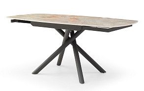 Стол раскладной Salerno 120-180, серая керамика Стол раскладной Salerno 120-180, серая керамика