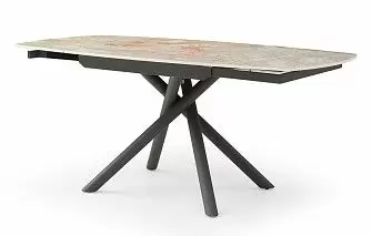 Стол раскладной Salerno 120-180, серая керамика