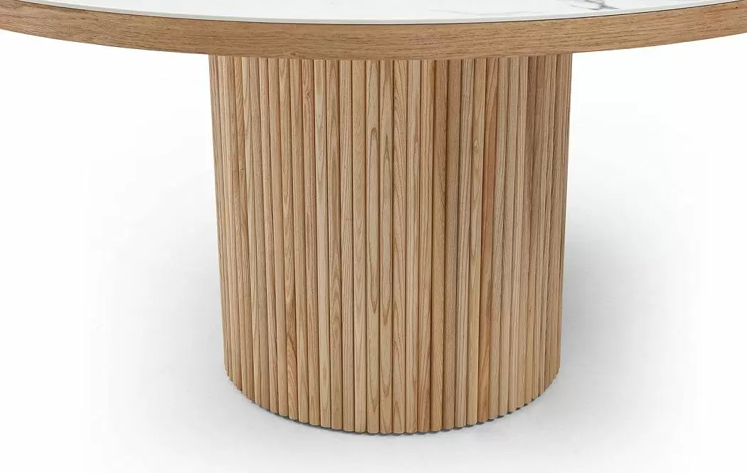 Стол Adriana 150, белая керамика/ясень - фото 10