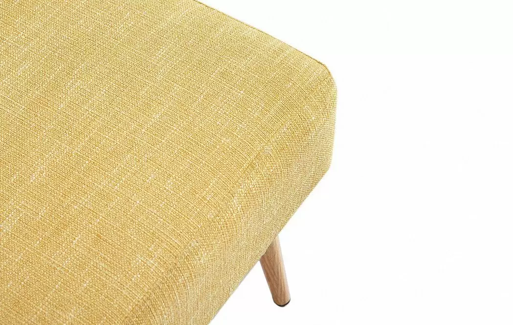 Пуф квадратный Hedwig, желтый - фото 4