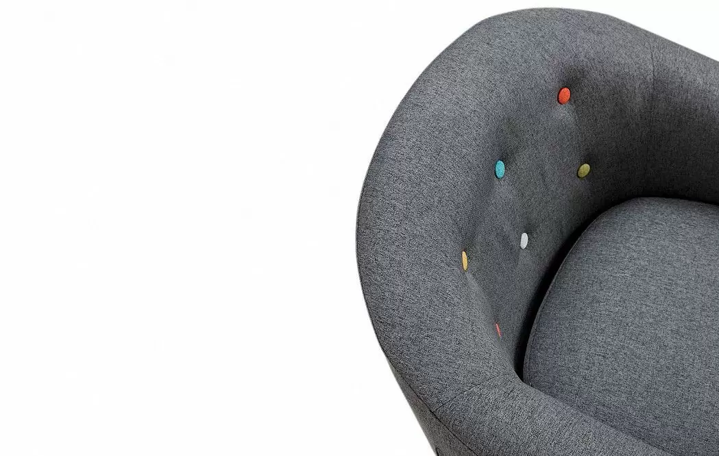 Комплект мягкой мебели Florence, темно-серый - фото 17