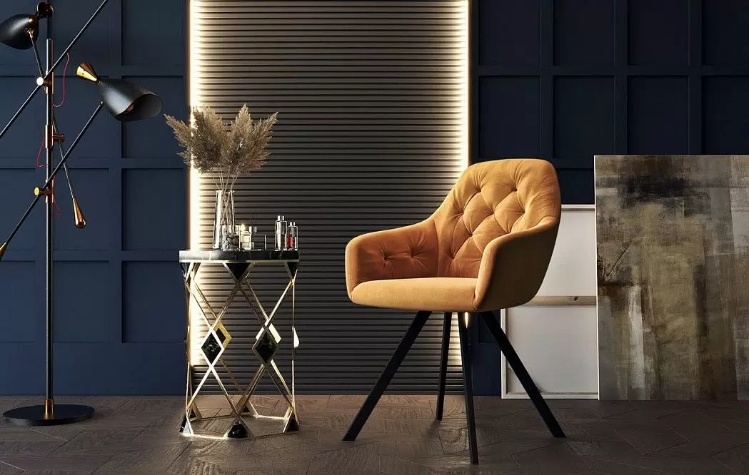 Стул Glenn, персиковый - фото 4