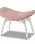 Оттоманка Contour, розовый/белый