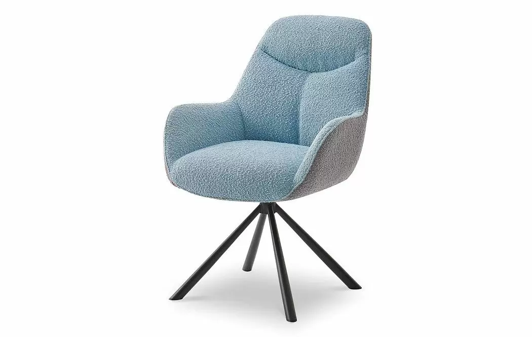 Стул Mabel, голубой/серый - фото 8