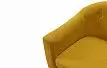 Кресло Florence, желтый шафран/орех