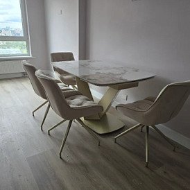 Стол Bonn + 4 стула Pamela