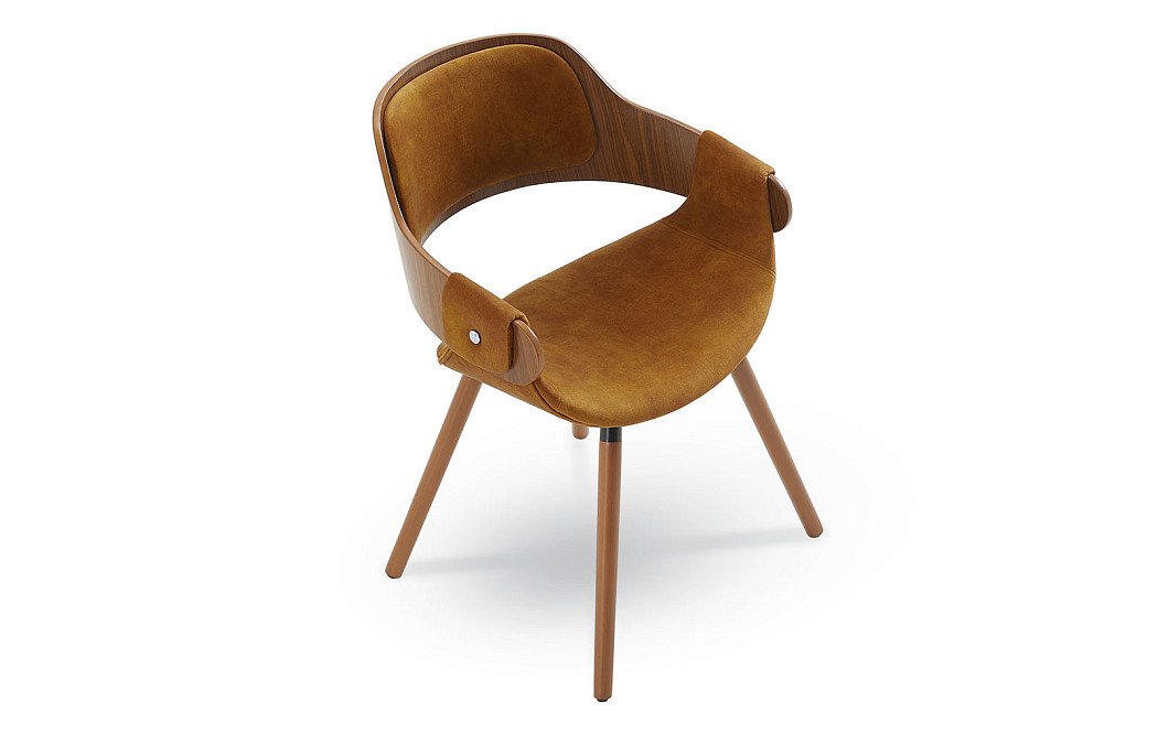 Стул Jody, охра/орех - фото 5