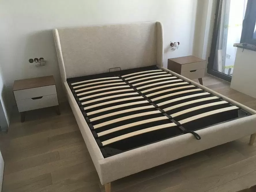 Кровать Carrera 140x200 (с подъемным механизмом), бежевый - фото 14