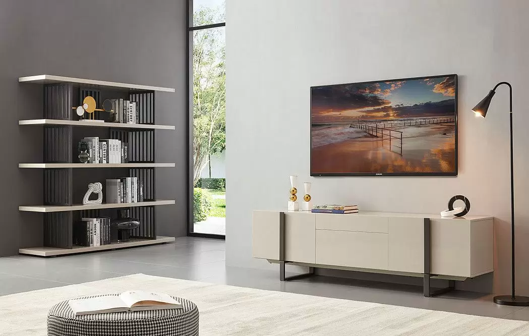 Стеллаж Tokyo, слоновая кость/коричневый - фото 4