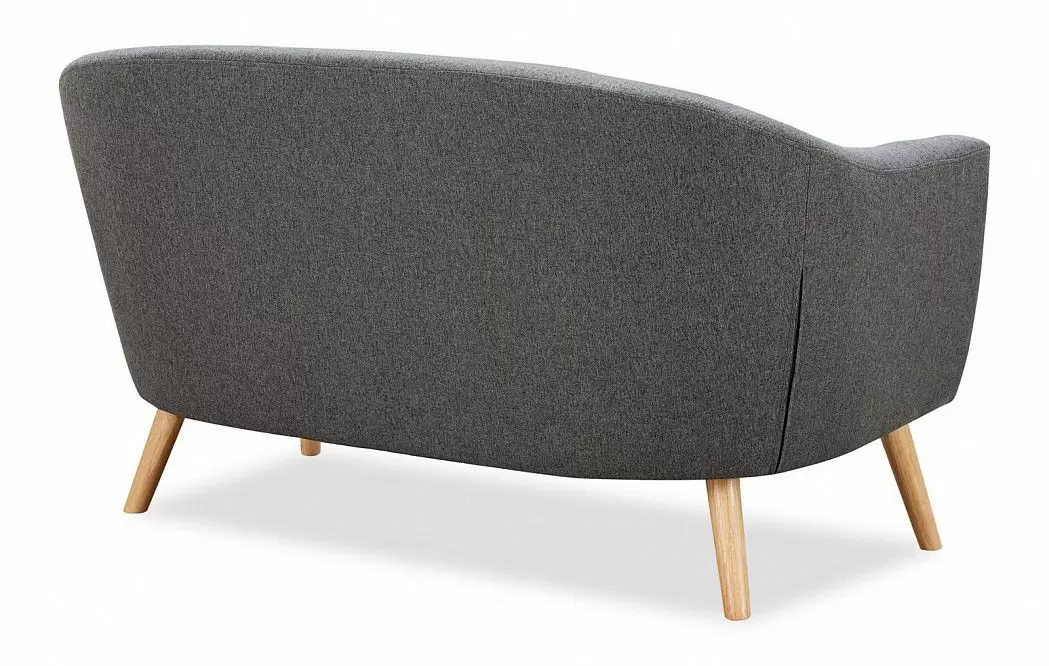 Диван Florence 2-х местный, темно-серый/цветные пуговицы - фото 6