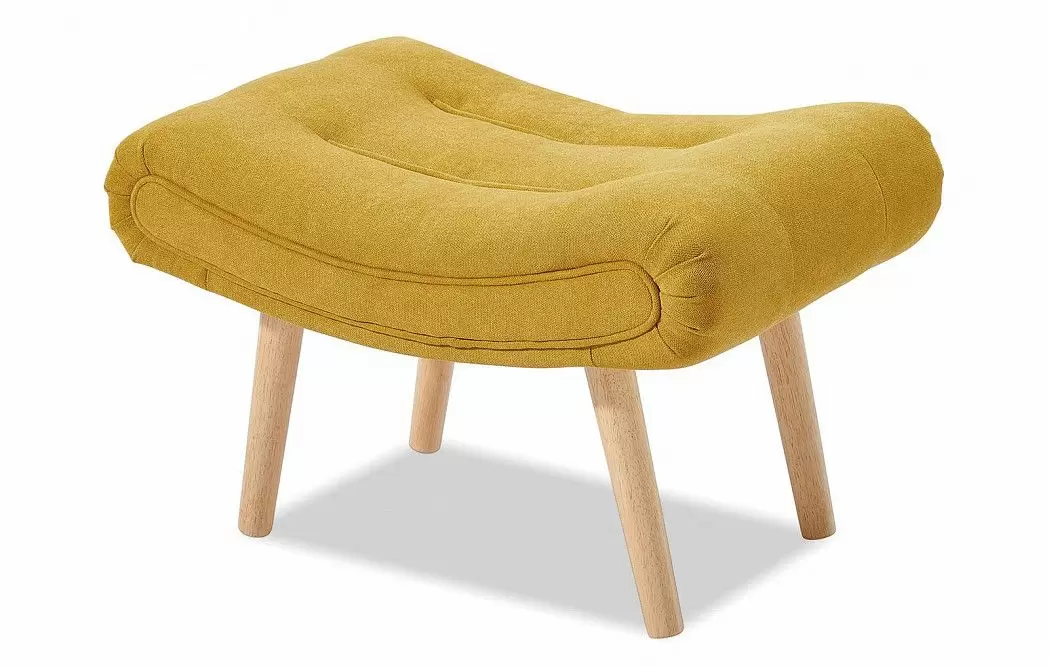 Оттоманка Dolce Vita, желтый шафран/натуральный
