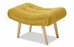Оттоманка Dolce Vita, желтый шафран/натуральный