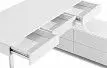 Стол письменный Dresden, белый/хром