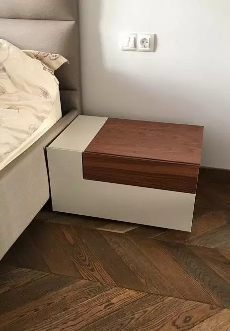 Кровать Almeria 160х200, песочный/орех - фото 11