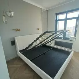 Кровать Carrera 160x200 (с подъемным механизмом), голубой