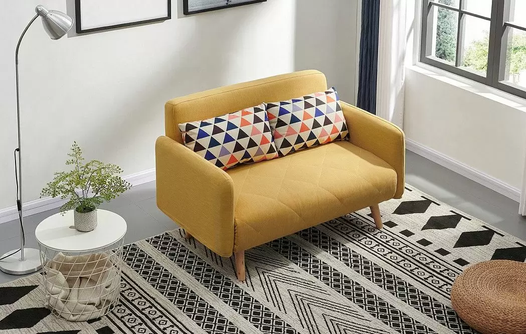 Диван-кровать Cardiff, желтый