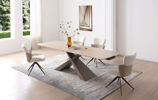 Стол Torino + 4 стула Adele