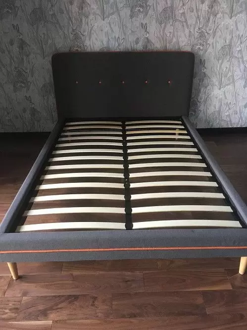 Кровать Madeira 180x200, серо-коричневый - фото 16