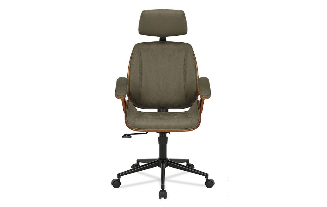 Кресло Benjamin, зеленый/орех - фото 2