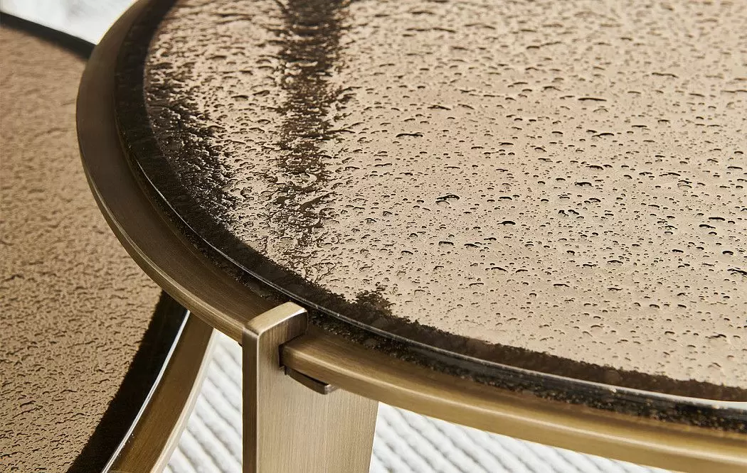 Стол журнальный Joy (85), коричневое стекло - фото 4