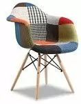 Стул Aura (в стиле Eames), пэчворк