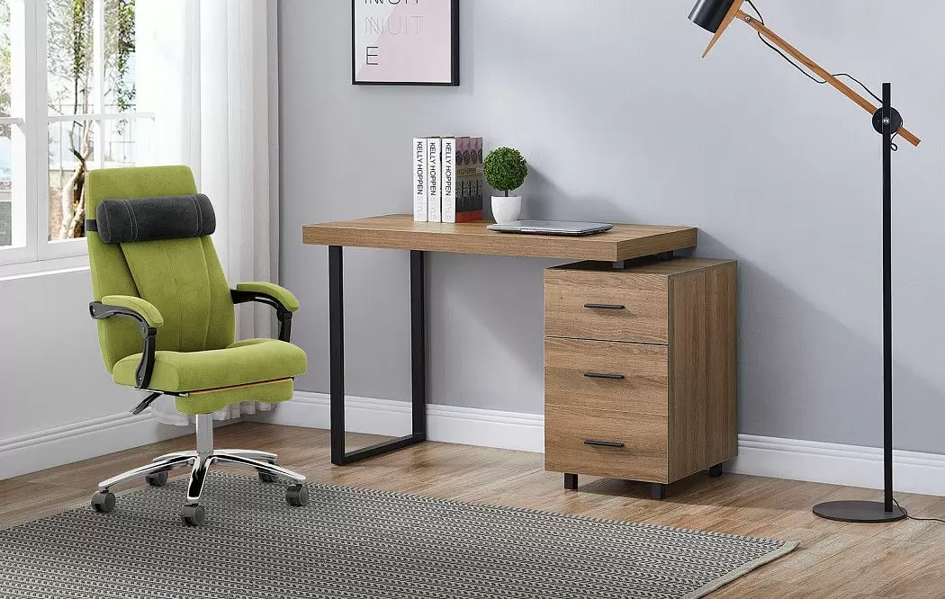 Стол письменный Ashby, орех/черный - фото 2