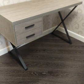 Стол письменный Hemingway, дымчатый дуб/черный