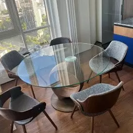 Стол Oasis + 4 стула Augusta