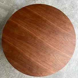 Стол журнальный Elegance (70), орех/черный