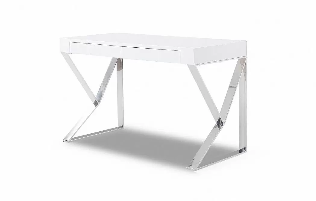 Стол письменный Edgar (2 ящика), белый - фото 7