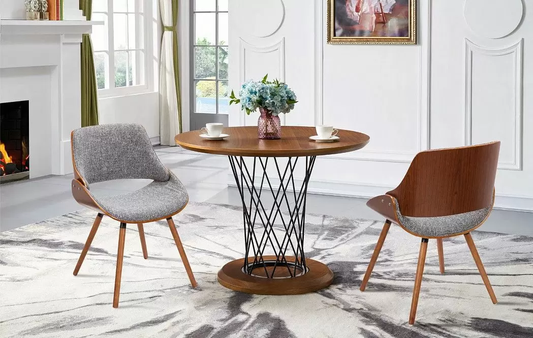 Стол Cyclone Grand (100), орех/черный - фото 6